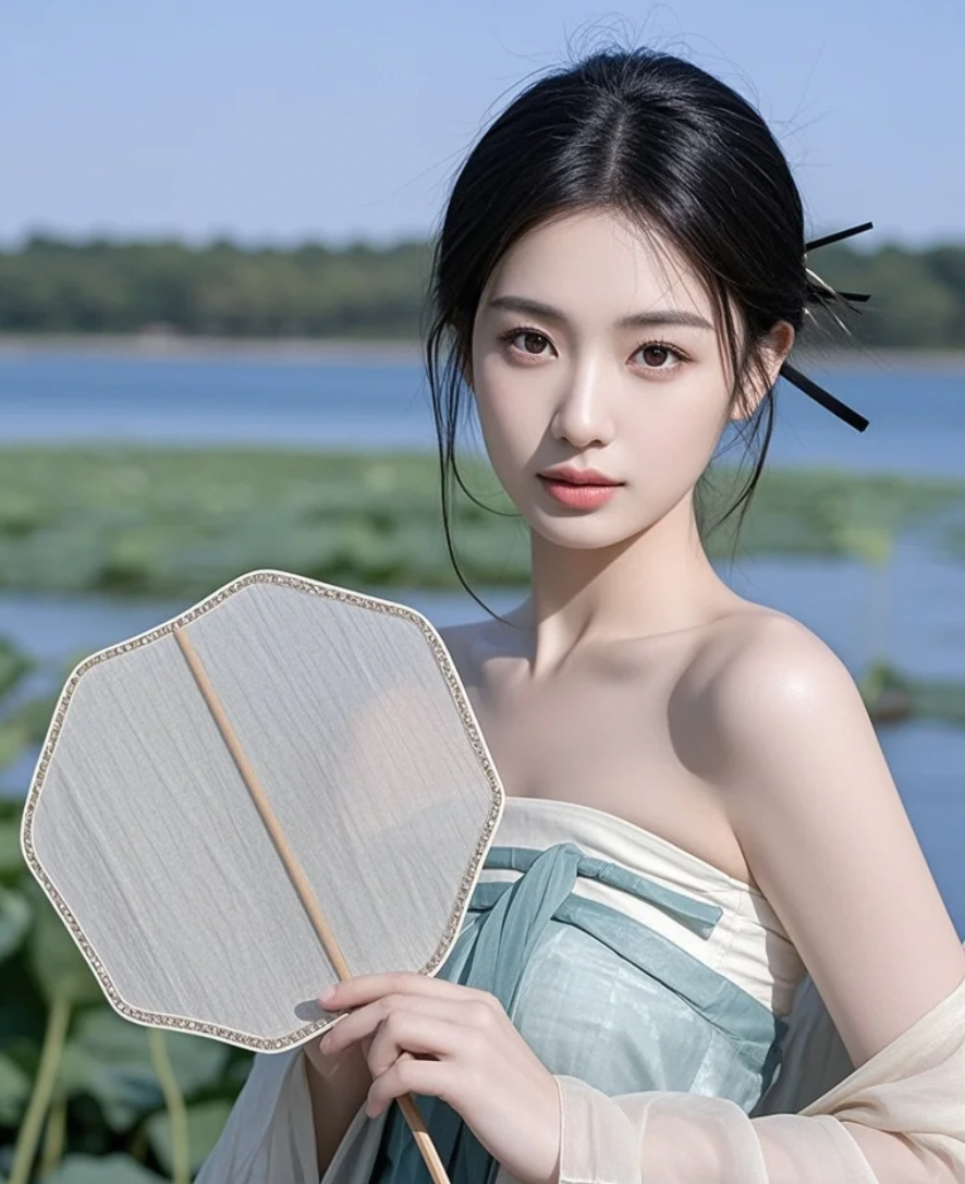 古风与折扇结合，这样的画面你能拒绝吗？