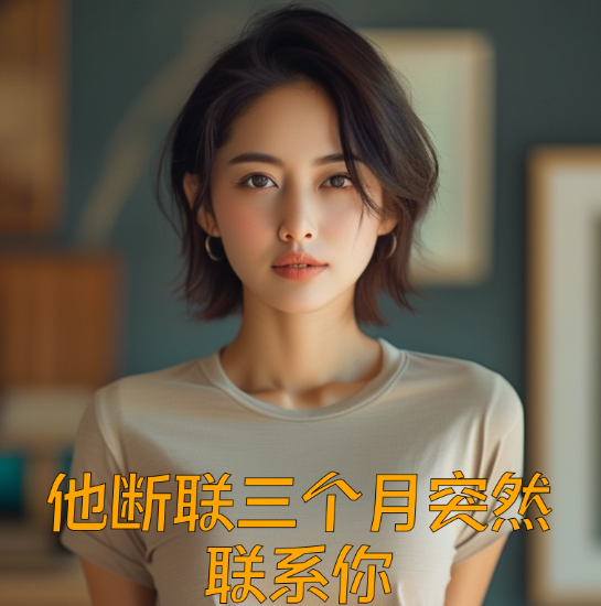 他断联三个月突然联系你，别高兴得太早
