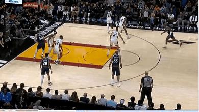 伦纳德弧顶三分再中，个人砍下27分&快船将分差缩小至19分