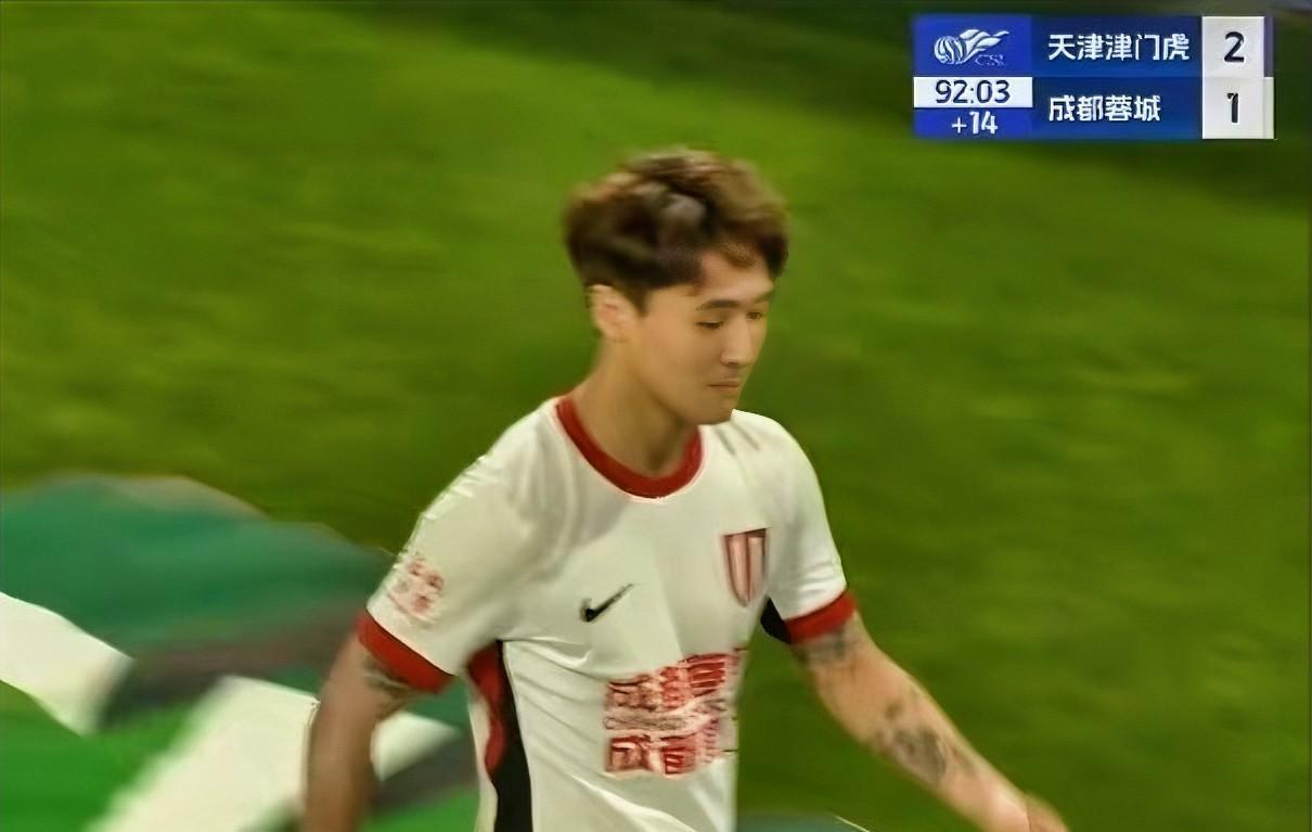 这位球迷真不值啊！花钱买票支持自己的津门虎，享受足球的乐趣，真没必要和对方球员去