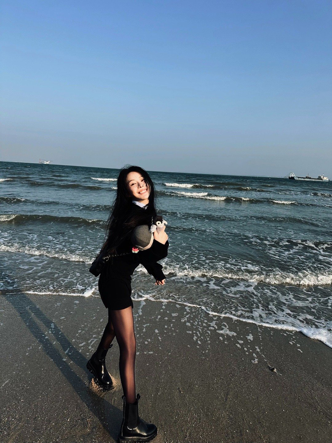 女明星，尚娜的丝袜美腿