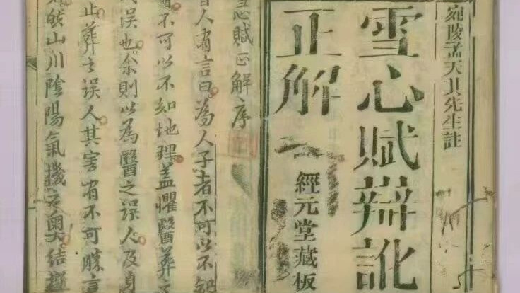 风水辨法巨著：乾部〈雪心赋〉（362 页 4 册・含落脉龙脉辨）