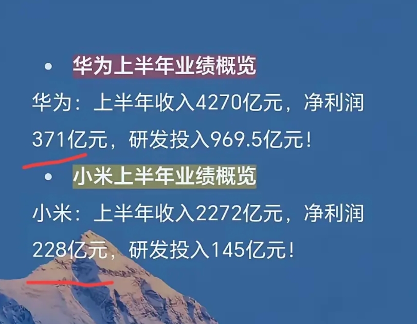 看看华为的净利润是真的低，这说明了什么呢？原因很简单：

说明了华为是正正道道的