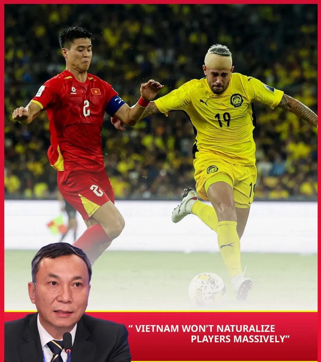 根据东南亚媒体报道，越南足协主席陈国俊回应了印尼媒体关于他们将大量归化越南后裔的
