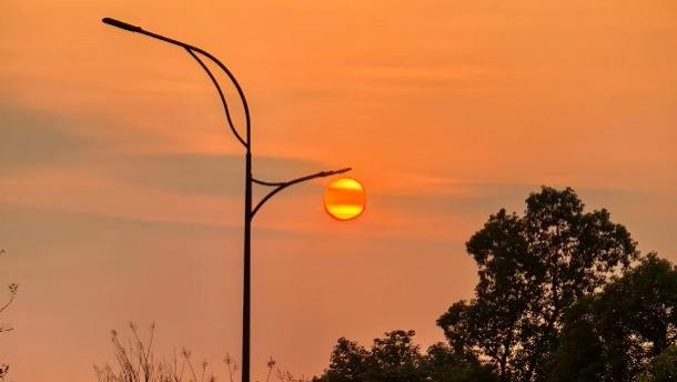 落日余晖，与君共赏