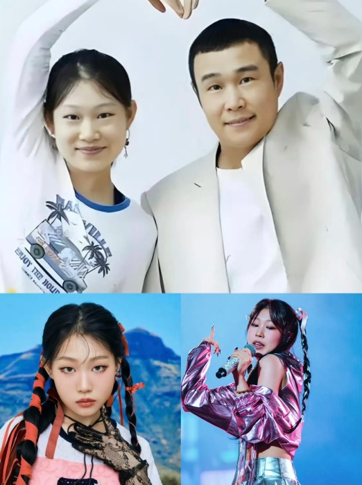 终于搞清楚了，
为什么小沈阳的女儿着急发新歌出道了。
不是因为她想年少成名，而是
