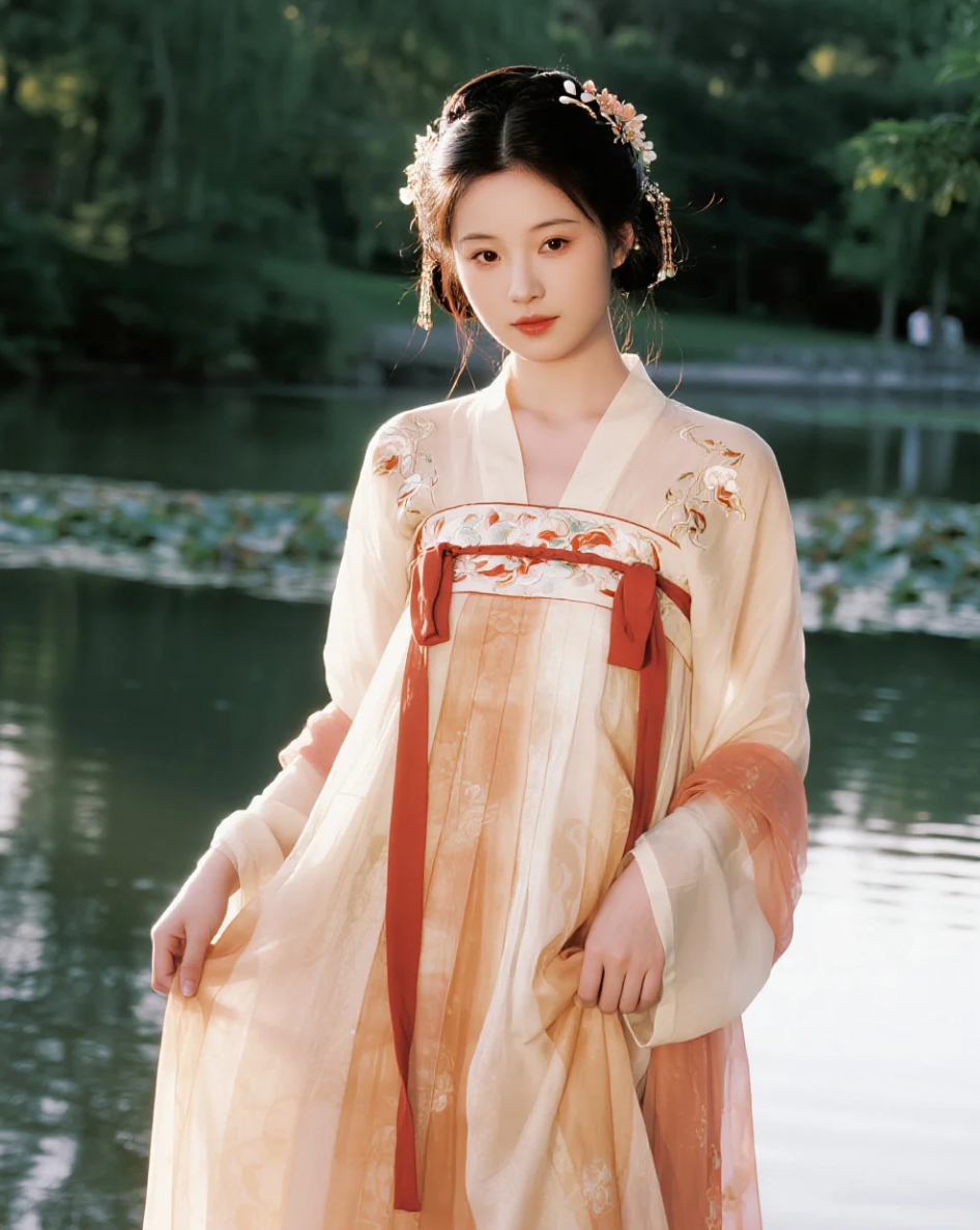 穿古装的她轻轻一笑，你喜欢这种感觉么？