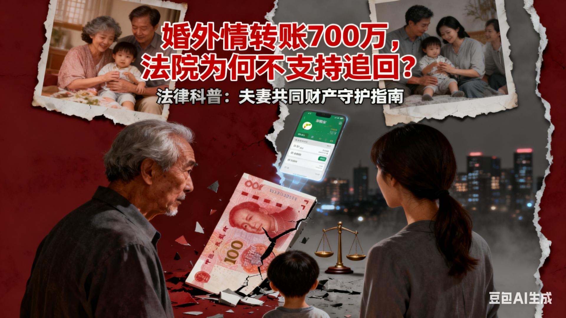 婚外情转账700万，原配去世后还能要回吗？78岁老人的追债官司，法院判了！