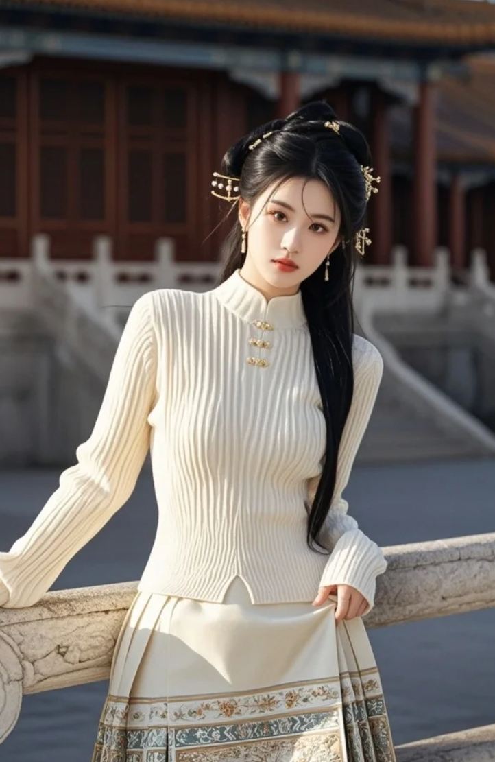 她的美，不需要滤镜也很动人