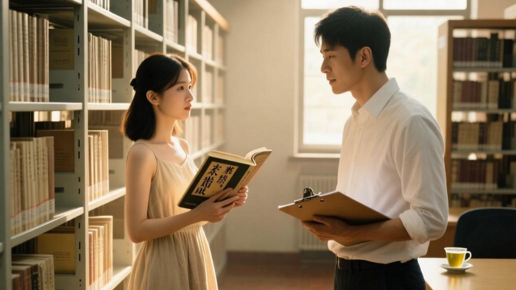 她总在周三借同一本书