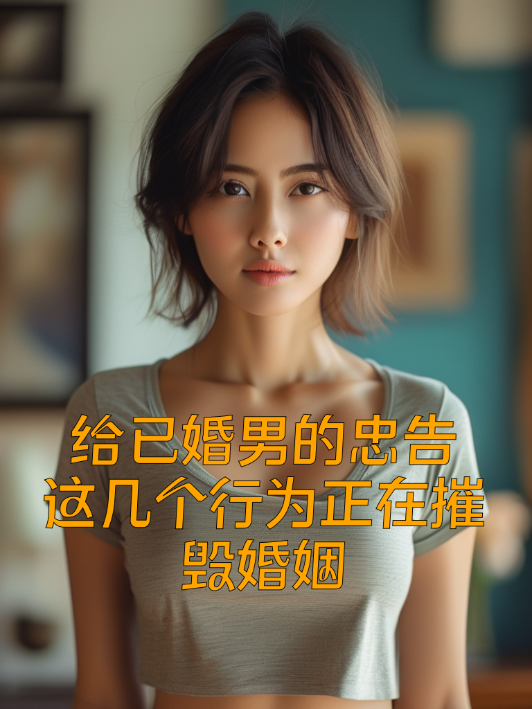 给已婚男的忠告：这几个行为正在摧毁婚姻