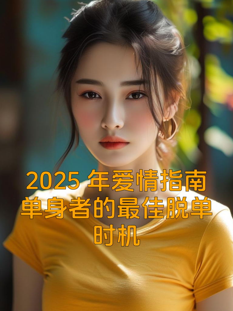 2025年爱情指南：单身者的最佳脱单时机