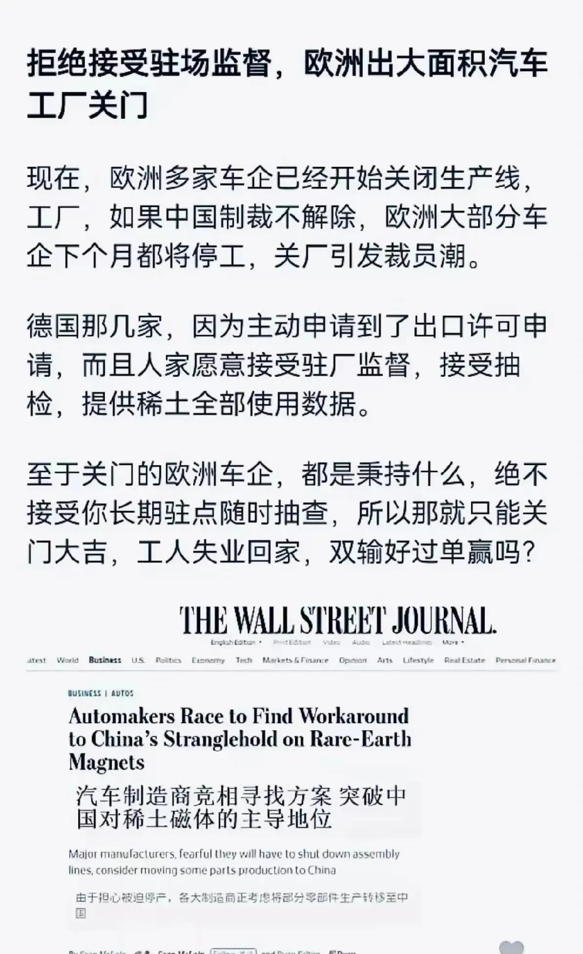 连我们自己都没想到，稀土的力量是如此之大，简直就是王炸！
我们也是被美国逼的没办