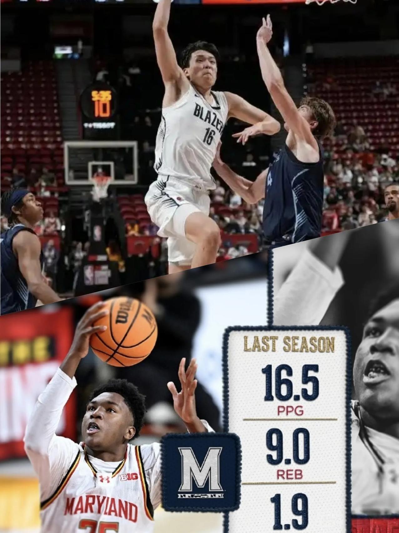 NBA夏季联赛：杨瀚森收到对手的狂妄“战书”！
     北京时间星期三，波特兰