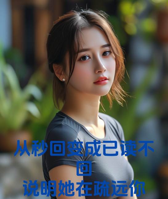 从秒回变成已读不回，说明她在疏远你