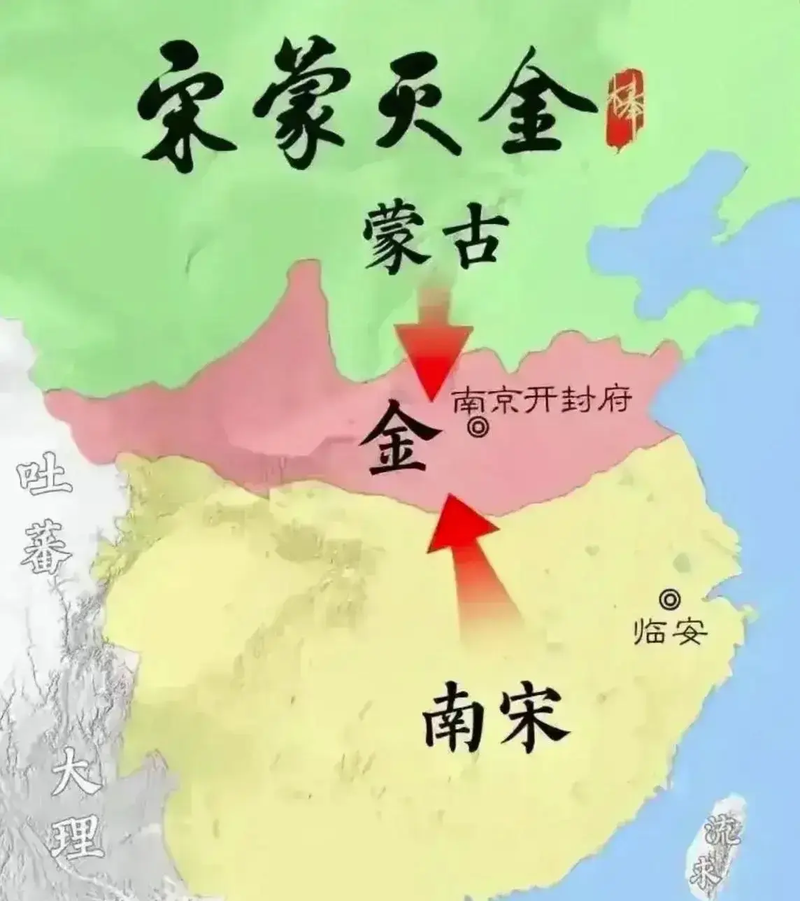 若宋金联手抗蒙，能否改写历史格局？你怎么看？