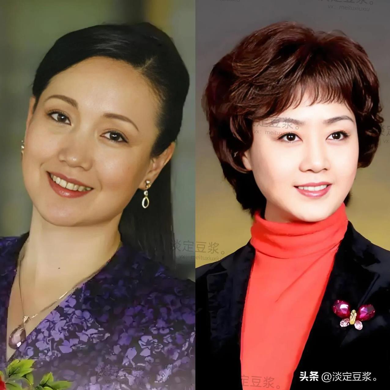 看有人说，刘桂娟比李胜素颜值气质高。
发现最近她俩挺火，网络上提及名字的次数很多