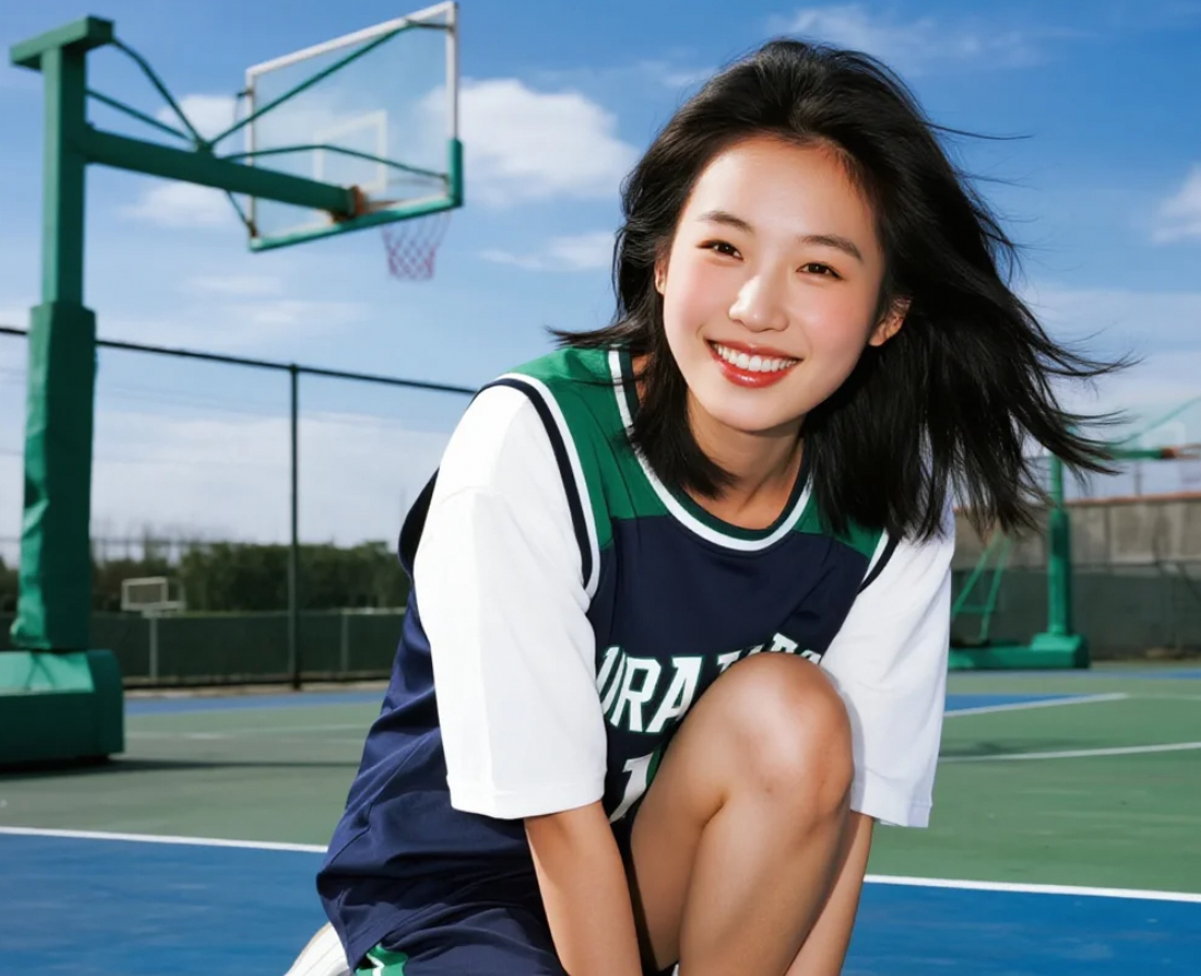 夏日训练场上的灵魂人物，她的篮球服look太抢镜！