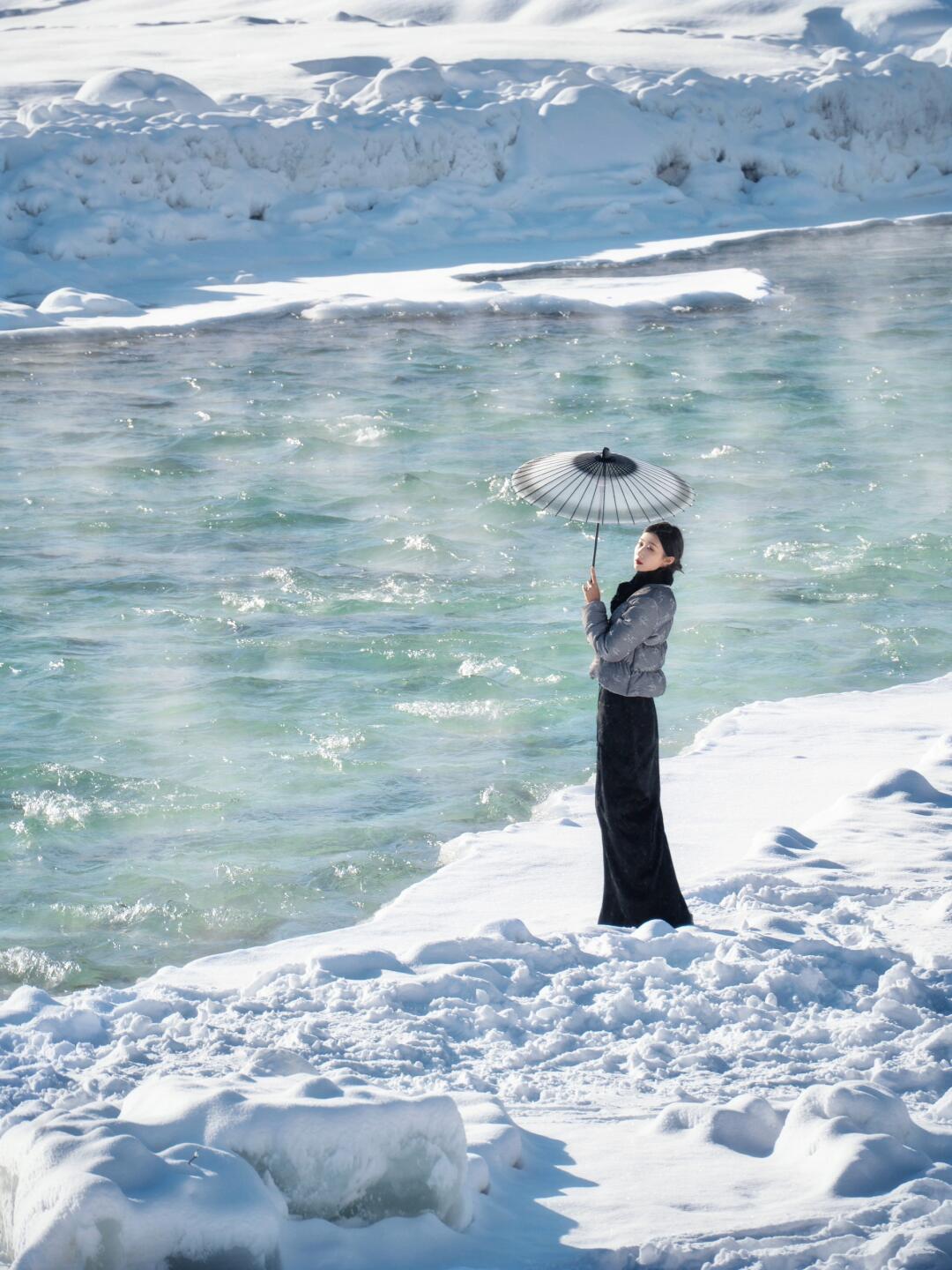 追一场北国的雪｜新中式和雪景太适配了