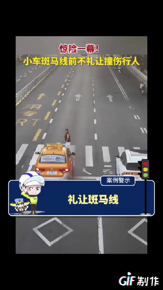 “斑马线女王”被撞，她其实责任也不小，不是你踩着斑马线就可以高枕无忧了，起码也要
