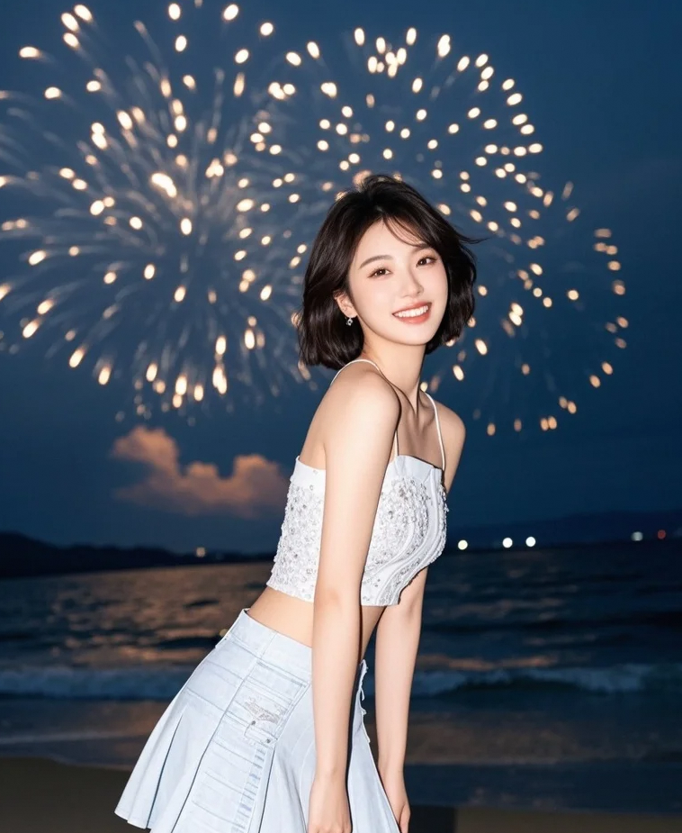 夜幕下与摩天轮共舞的瞬间，你心动了吗？
