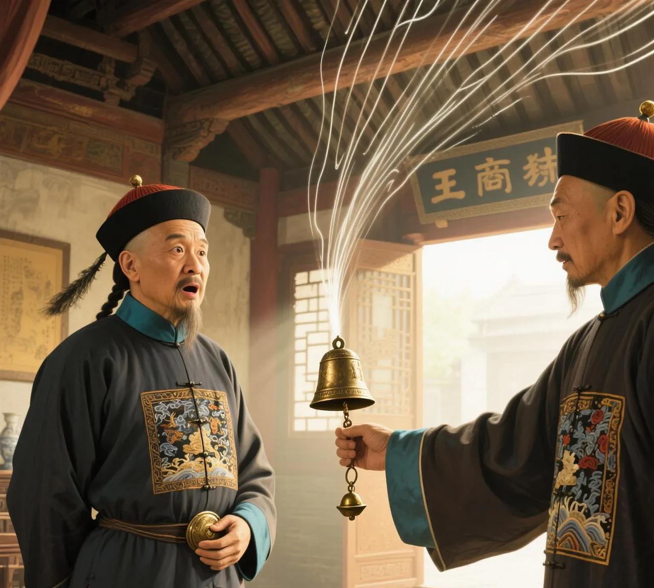 明朝一商人，进了一批铜玲铛，因长期销售不出去，很苦恼，但也没办法，只能压在库房里