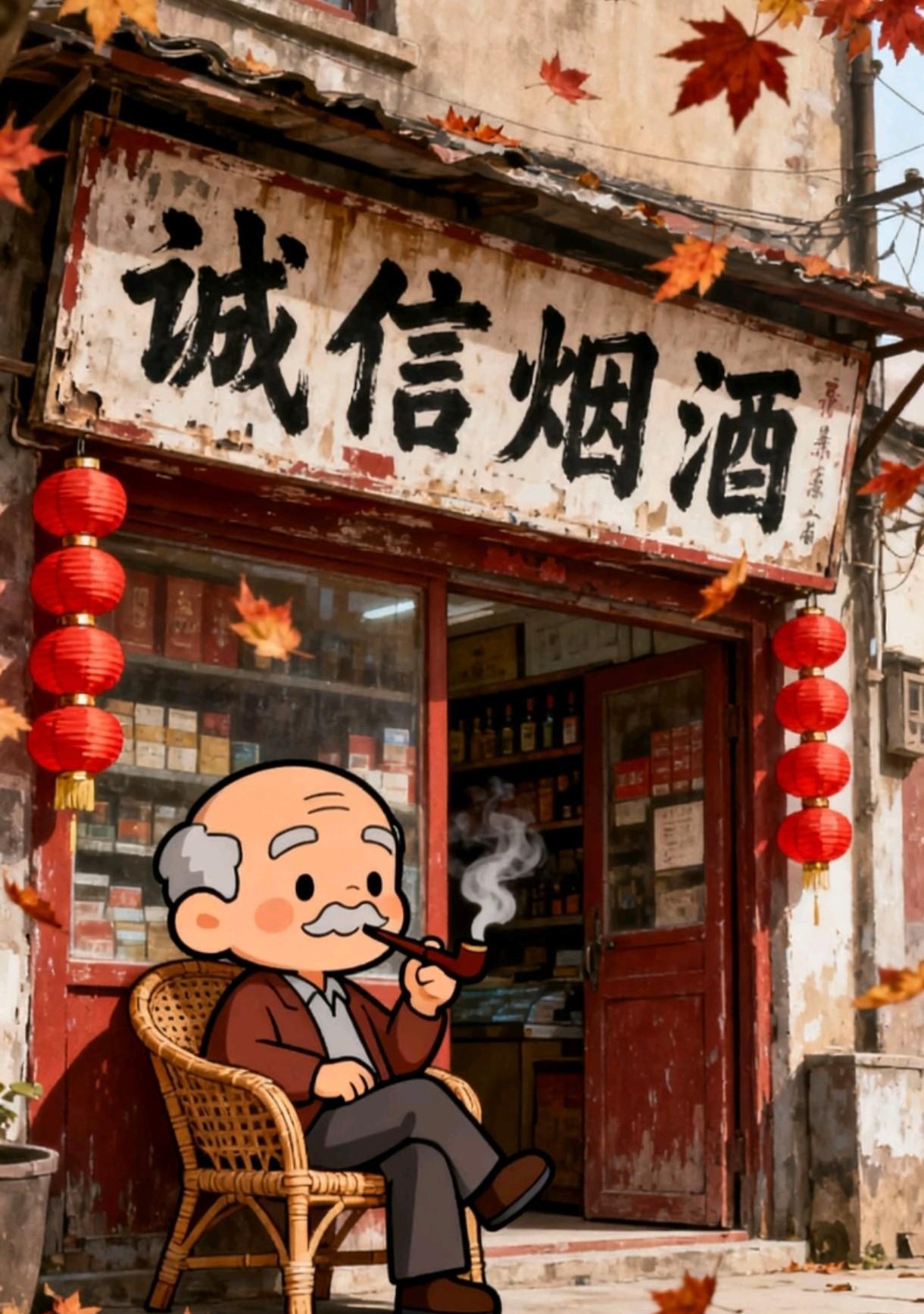 朋友开了一家烟酒店，
昨天却说现在最难干的就是烟酒店了，
十天半个月都卖不出去一