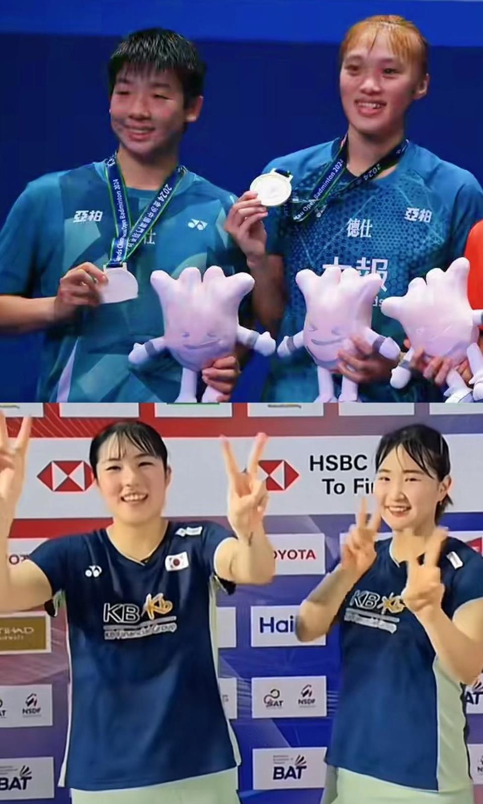 郑那银/李妍雨家门口首轮游，不敌中国台北女双。
        女双郑那银/李妍