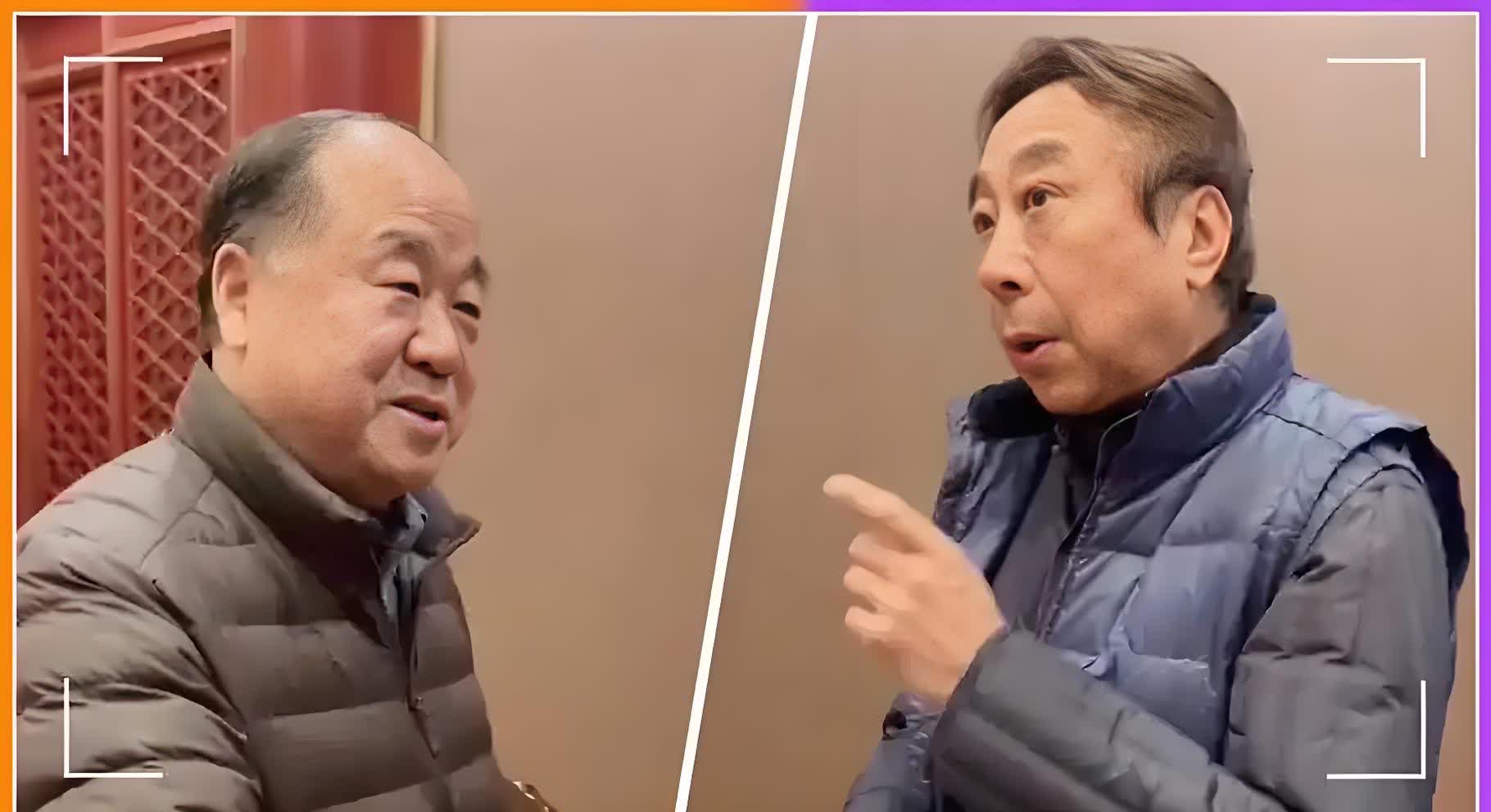 #莫言说让冯巩闭嘴与让自己莫言一样# 莫言给冯巩起笔名“闭嘴”太有梗了！这波“同