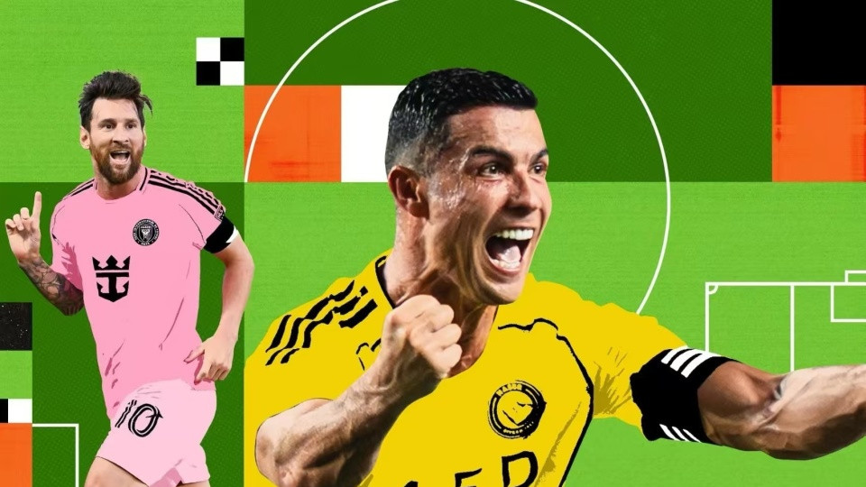 福布斯公布2025年足坛收入榜，C罗排名榜首，梅西收入不到C罗一半