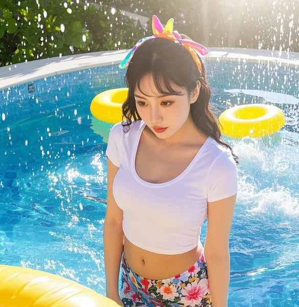 清纯系性感代言人 纯与欲的完美融合