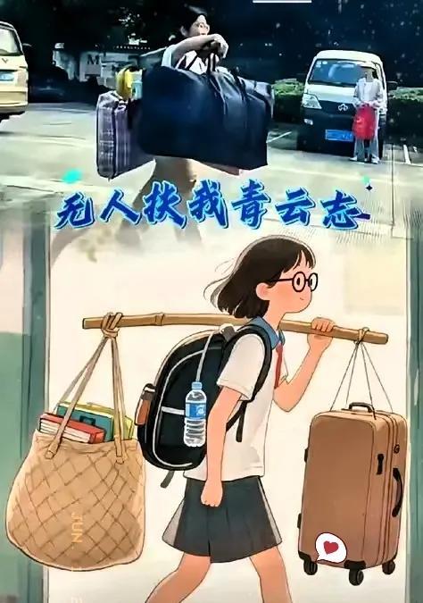 全网刷屏的挑担女孩终于露面！背着行囊、挑着担子的坚韧身影，藏着最动人的成长密码。