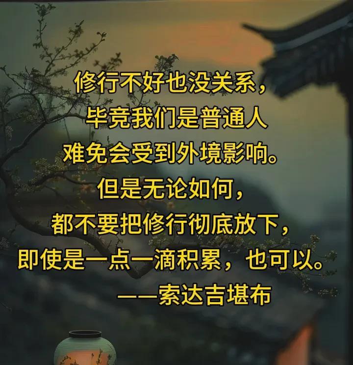 索师在讲《入行论》时说，修行，就是把闻思的道理一直在心相续中串习。我们的相续跟着