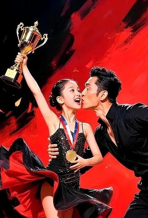 孙俪女儿小花能穿着舞鞋自信起舞，某种程度上也展现了新时代家庭教育的开放态度——父