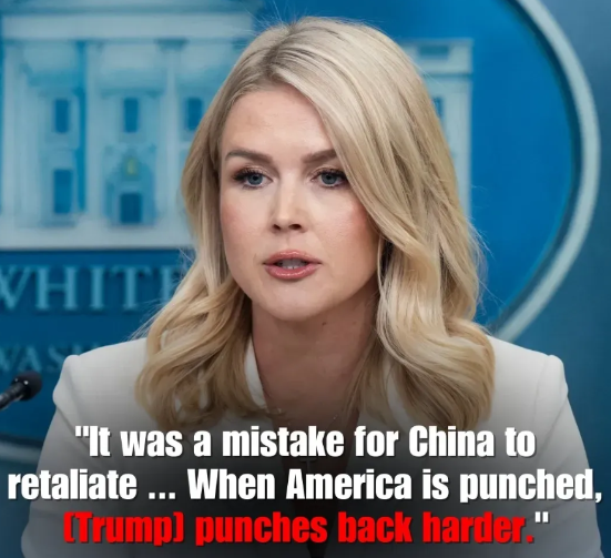 白宫发言人宣称：“当美国挨了一拳后，美国会加倍反击回去……中国犯了个大错，不该对