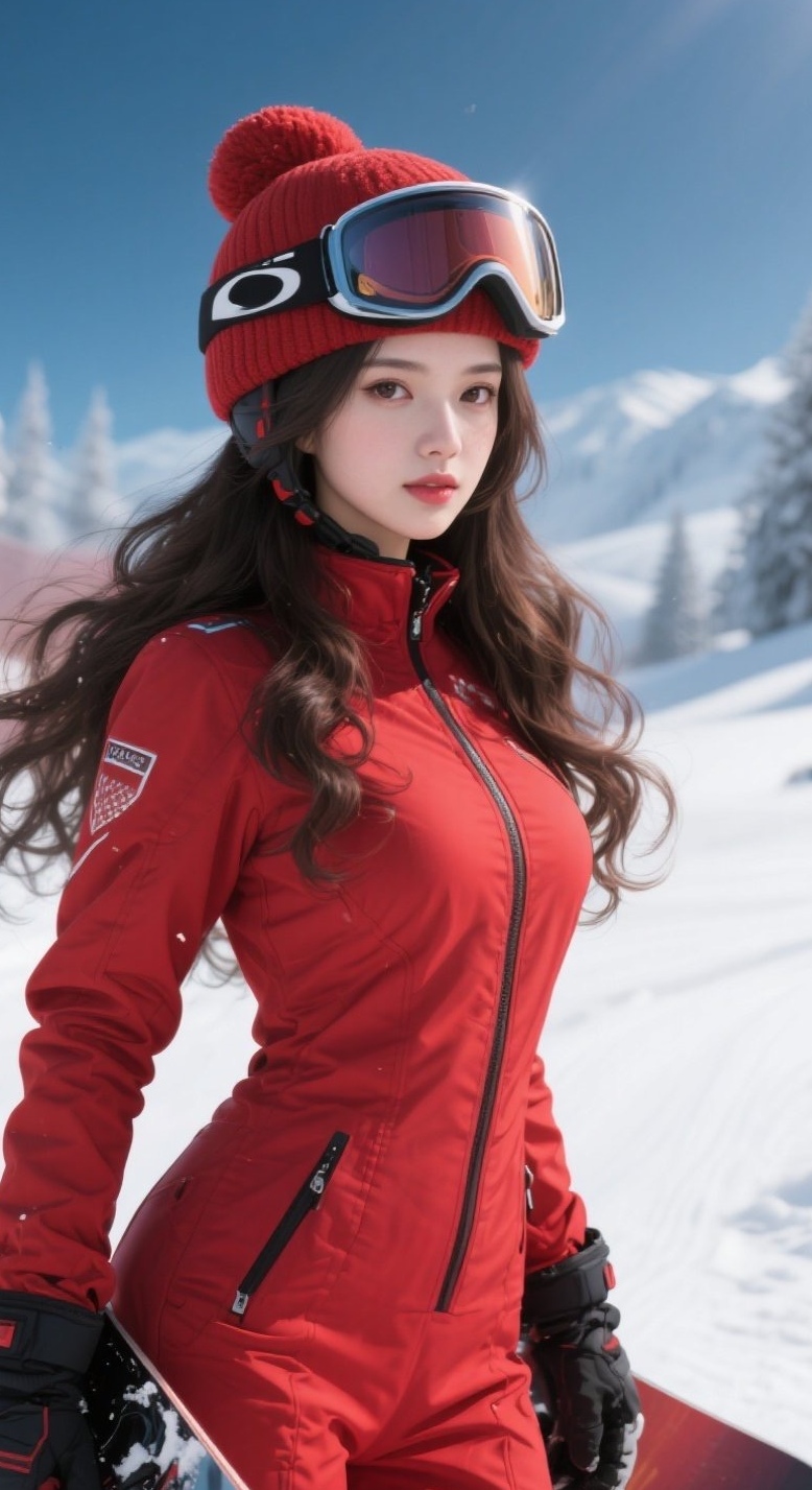 冰雪美人飞驰似惊鸿美女写真 