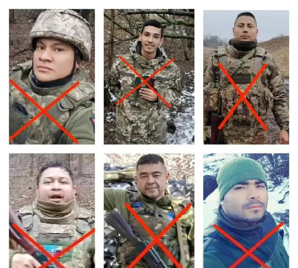 #俄乌冲突# 
快讯！在苏梅边境地区被俄军烩成一锅的哥伦比亚雇佣兵，暂无具体信息