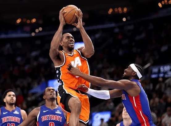 NBA常规赛，快船112-99战胜活塞。
全场比赛，伦纳德26中17，三分10中