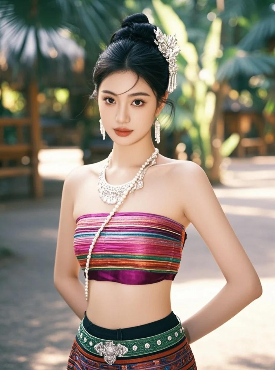 她不是演员，却是节日最美的主角