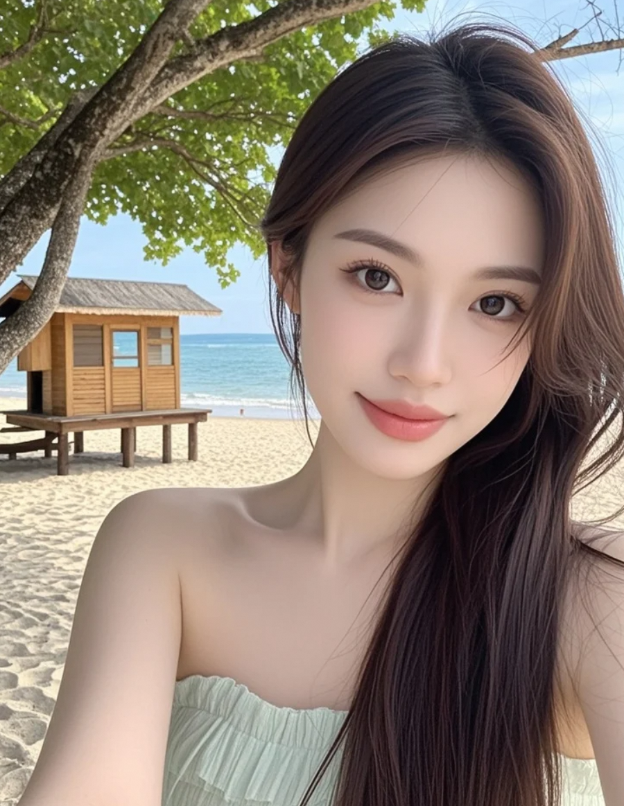 海风偷走发绳，这抹凌乱你要不要管？
