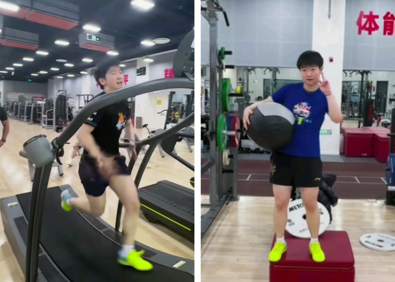 莎莎远比我们想象中还要拼。世一断崖式遥遥领先的成绩可不是一蹴而就的。看看她训练的