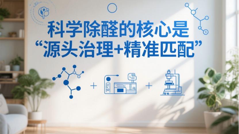 别再被除醛套路坑！科学除甲醛的底层逻辑全在这！