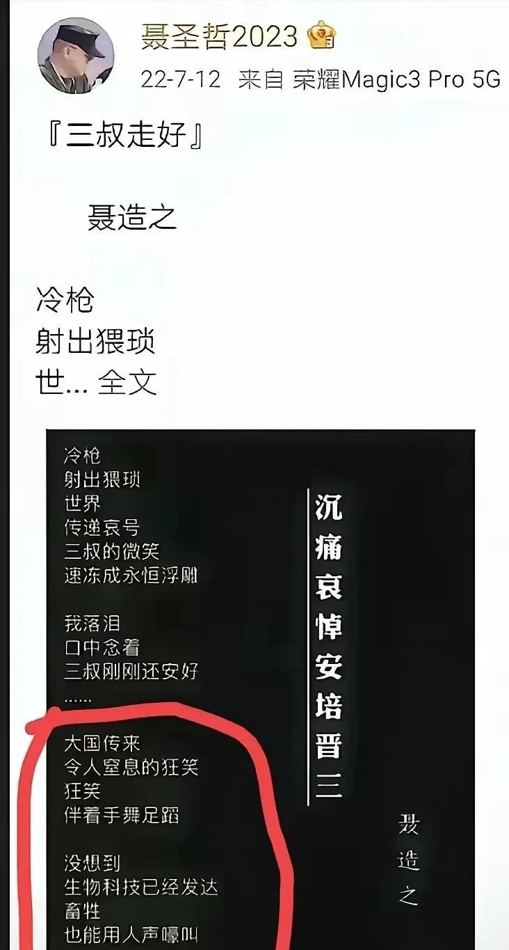 恕我孤陋寡闻，今天才知道日本人安倍晋三是中国人聂圣哲的三叔。令人疑惑的是，安倍是