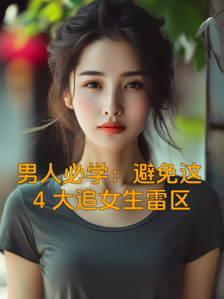 男人必学：避免这4大追女生雷区