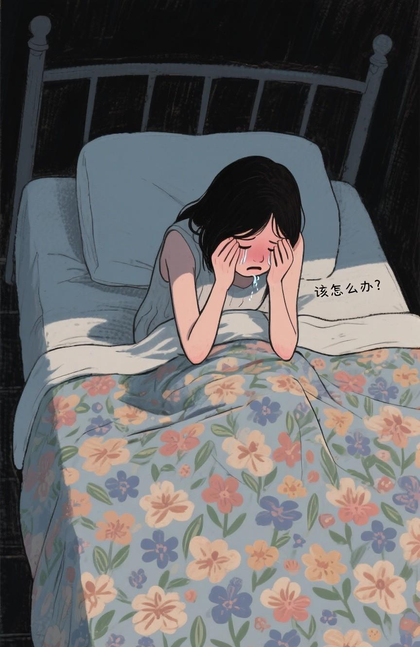 又是一夜未眠！我妈一大早又打来电话，母子连心[流泪]她也几乎一夜没睡，她担心我[