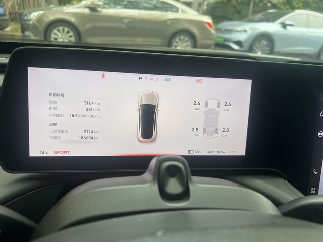 20万公里高速续航还有这么牛
车五年，马上20万公里了，高速续航居然可以 460