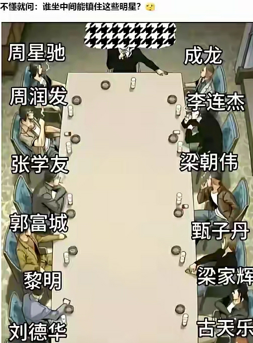 谁能镇住这些明星