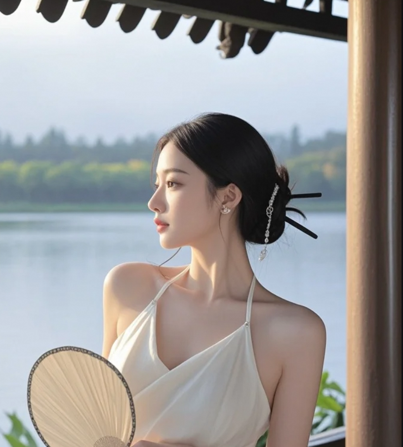 她不张扬，却让人一眼难忘