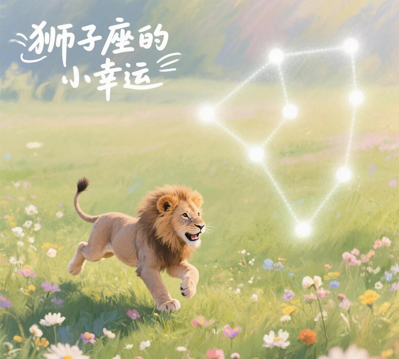 独属于狮子座的小幸运：
幸运星座：
天蝎座、天秤座、摩羯座
狮子座的幸运色：
红