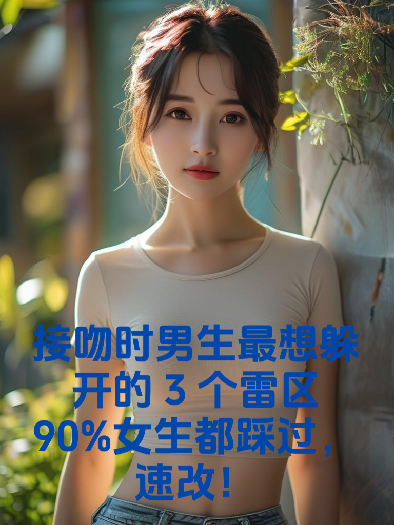 接吻时男生最想躲开的3个雷区！90%女生都踩过，速改